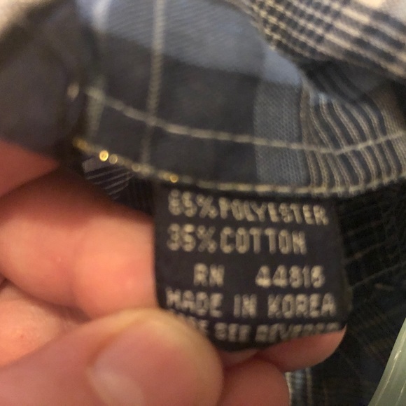 Vintage Stage II Western Plaid lightweight Pearl Snap Shirt Fancy sparkle 16 34 - Picture 11 of 15